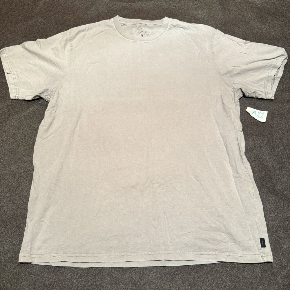 Rip Curl Mens Tshirt XL Extra Large Gray Relaxed Fit Tee Shirt Short Sleeve